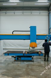 Piły do cięcia płyt granitowych (4 szt.) na żądane wielkości elementy